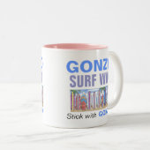 2 Couleurs Tasse GONZO SURF WAX (Devant droit)