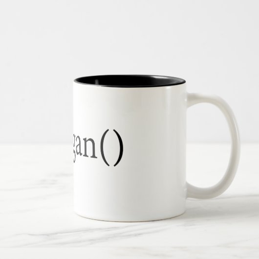 2 Couleurs () tasse goVegan pour des codeurs (Droit)