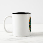 2 Couleurs Tasse Graffiti Voiture Classique (Gauche)