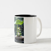 2 Couleurs Tasse graphique ADOM Premium Rainy Frog (Devant droit)