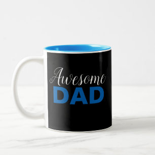 2 Couleurs Tasse graphique de cool impressionnant de papa,