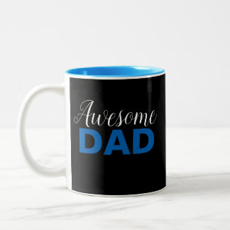 2 Couleurs Tasse graphique de cool impressionnant de papa,