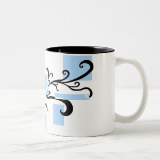 2 Couleurs Tasse graphique d'impression