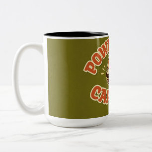 2 Couleurs Tasse graphique rétro café des années 70 - Matin g