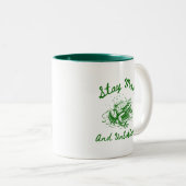 2 Couleurs Tasse Grenouille « Reste Hydraté & Sans Soucis » – (Devant droit)