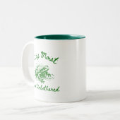 2 Couleurs Tasse Grenouille « Reste Hydraté & Sans Soucis » – (Devant gauche)