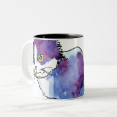 2 Couleurs Tasse Gribouillages Géants (Devant gauche)