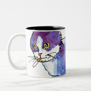 2 Couleurs Tasse Gribouillages Géants