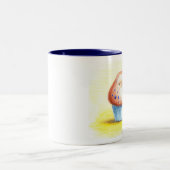 2 Couleurs Tasse grincheuse de petit pain (Centre)