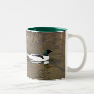 2 Couleurs Tasse Harle huppé