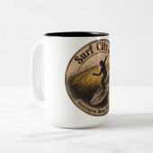 2 Couleurs Tasse HB Surfer (Devant gauche)