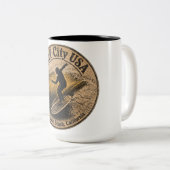 2 Couleurs Tasse HB Surfer (Devant droit)