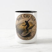 2 Couleurs Tasse HB Surfer (Centre)