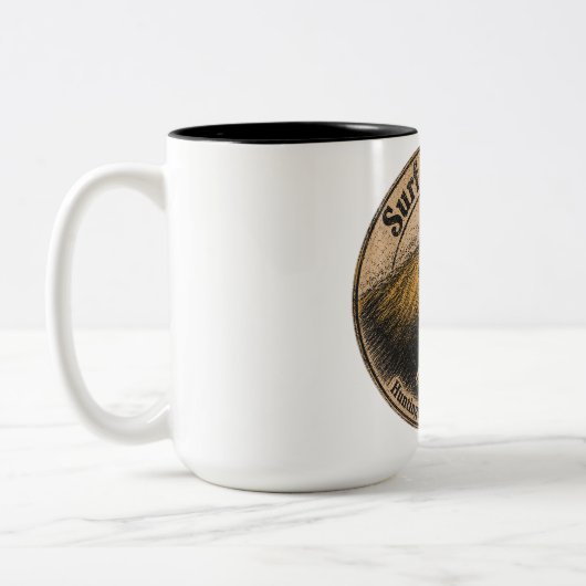 2 Couleurs Tasse HB Surfer (Gauche)