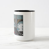 2 Couleurs Tasse hellephant de Steampunk (Centre)