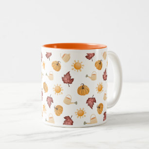 2 Couleurs Tasse « Hello Fall » Esthétique Automnale Cosy