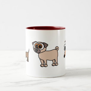2 Couleurs Tasse heureuse de chiots