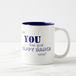 2 Couleurs Tasse heureuse de danse