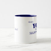 2 Couleurs Tasse heureuse de danse (Centre)