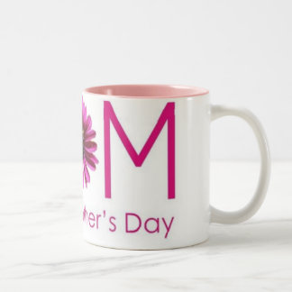 2 Couleurs Tasse heureuse de jour de mères