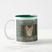 2 Couleurs Tasse heureuse de Kitty de Noël de vacances ! (Gauche)