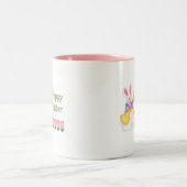 2 Couleurs Tasse heureuse de Pâques (Centre)