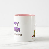 2 Couleurs Tasse heureuse de Terrier Pâques d'écossais (Centre)
