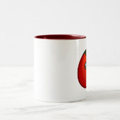 2 Couleurs Tasse heureuse de tomate (Centre)