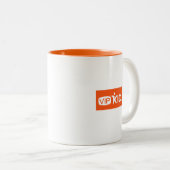 2 Couleurs Tasse heureuse de VIPKID Dino (Devant droit)