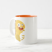 2 Couleurs Tasse heureuse de VIPKID Dino (Devant gauche)