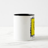 2 Couleurs tasse heureuse de visage de miro de Joan (Centre)