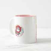 2 Couleurs Tasse heureuse du jour de mère - Kitty (Devant gauche)