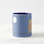 2 Couleurs Tasse - Hibou et Lune (Centre)