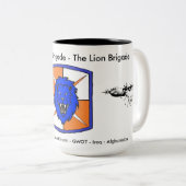 2 Couleurs Tasse Historique de la 35e Brigade des transmissio (Devant droit)