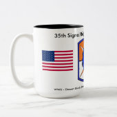 2 Couleurs Tasse Historique de la 35e Brigade des transmissio (Gauche)