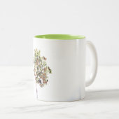 2 Couleurs tasse Hortensia (Devant droit)