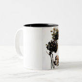 2 Couleurs tasse Hortensia (Devant gauche)