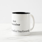 2 Couleurs Tasse humoristique de chien (Devant droit)