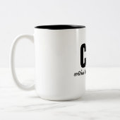 2 Couleurs Tasse humoristique de CPA (Gauche)