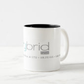 2 Couleurs Tasse hybride (Devant droit)