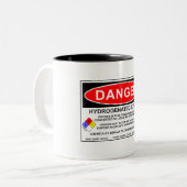 2 Couleurs Tasse hydrogénée 1 de l'oxygène (Devant gauche)