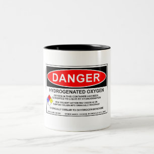 2 Couleurs Tasse hydrogénée 1 de l'oxygène