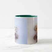 2 Couleurs Tasse idiote de singe (Centre)