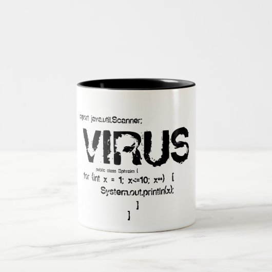 2 Couleurs Tasse II de virus (Centre)
