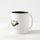2 Couleurs Tasse impressionnante de BatFinch (Devant droit)