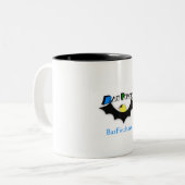 2 Couleurs Tasse impressionnante de BatFinch (Devant gauche)