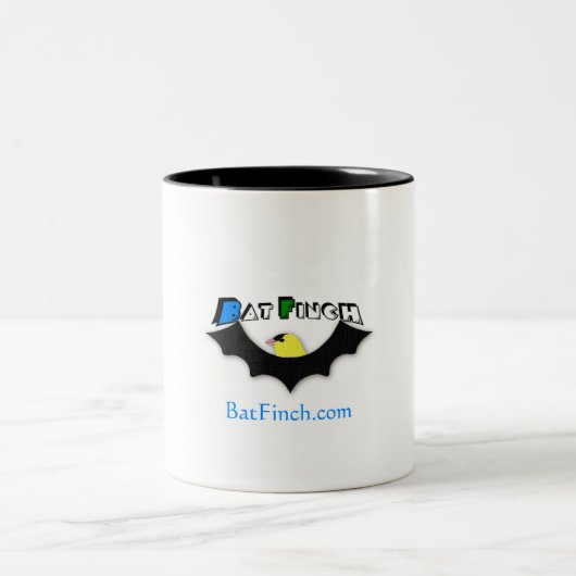 2 Couleurs Tasse impressionnante de BatFinch (Centre)