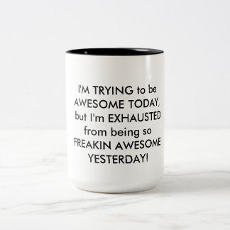 2 COULEURS TASSE IMPRESSIONNANTE DE "FREAKIN"