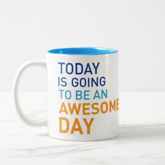 2 Couleurs Tasse impressionnante de jour (Gauche)