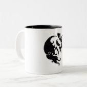 2 Couleurs Tasse impressionnante de licorne (Devant gauche)